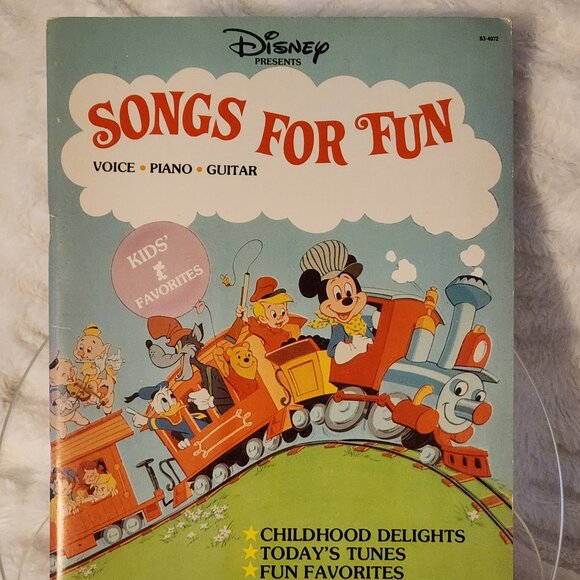 Disney Presents: Songs for Fun (1979) The Big 3 Music Corp - Picture 1 of 14